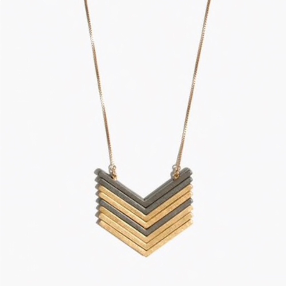 Madewell Arrowstack necklace